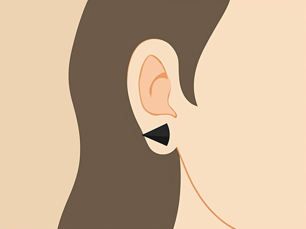 Modern meaning of a single left earring as personal fashion expression.